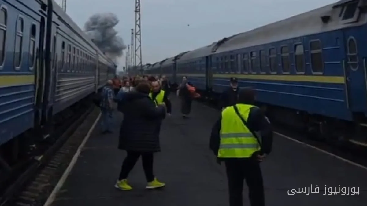 Russian drone attack on train near Polish border